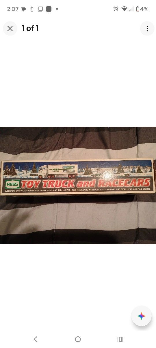 Hess Toy Truck And Racecar