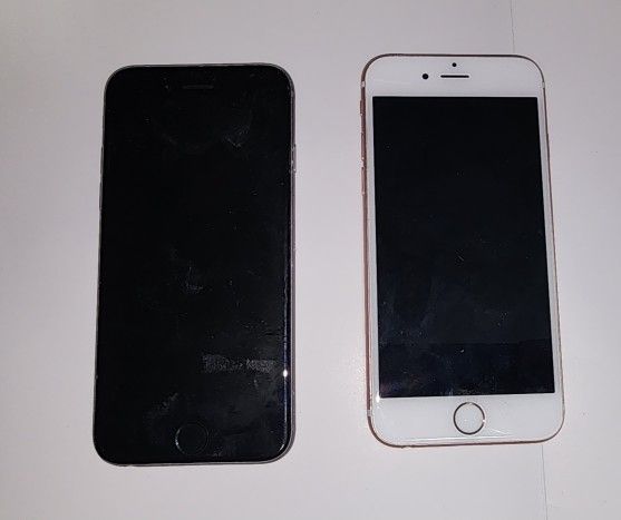 2 IPHONE 6 and 6s FOR PARTS ONLY
