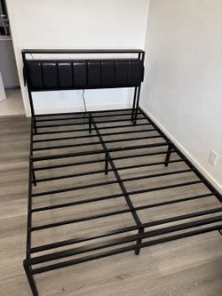 Full Bed Frame with LED lights