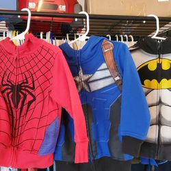 Boys Sweatshirt 3t 4t Marvel DC spiderman