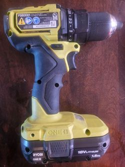 Ryobi 1/2" drill driver battery included