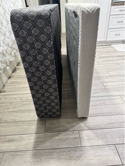Twin wood box spring and metal box spring