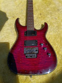 Electric Guitar with EMG Pickups and Floyd Rose
