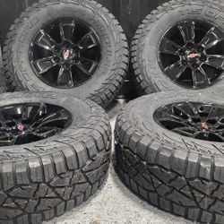 4 WHEELS AND TIRES 17 INCH CHEVROLET SILVERADO,TAHOE,SUBURBAN w/285/70R17 Hercules TIS OFFROAD  ALL 4 INSTALLED $1200