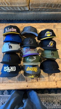 Dodgers and lakers SnapBack and fitted caps