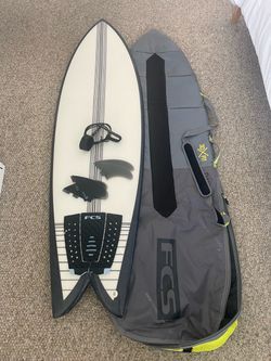 6’4” (44.3L) Roy Sanchez Butterfish Epoxy Carbon Fish Surfboard