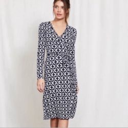 Boden Sylvia Wrap Midi Dress