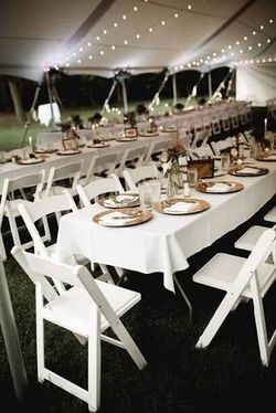 Chairs and tables r,e,n,t