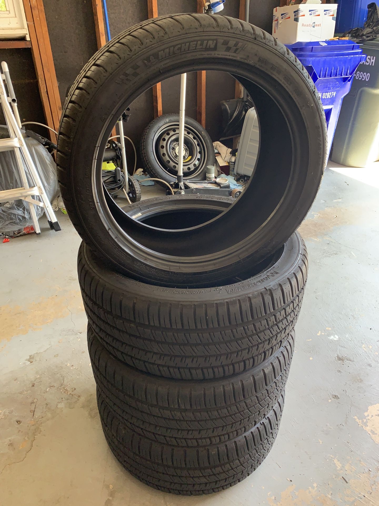 (READ DESCRIPTION) 245 40 18 Michelin Pilot Sport A/S 3+ tires