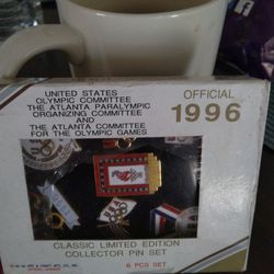 1996 Official Olympics From Atlanta 6 Piece Pens