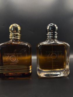 Armani Stronger With You Set (Amber + Intensely)