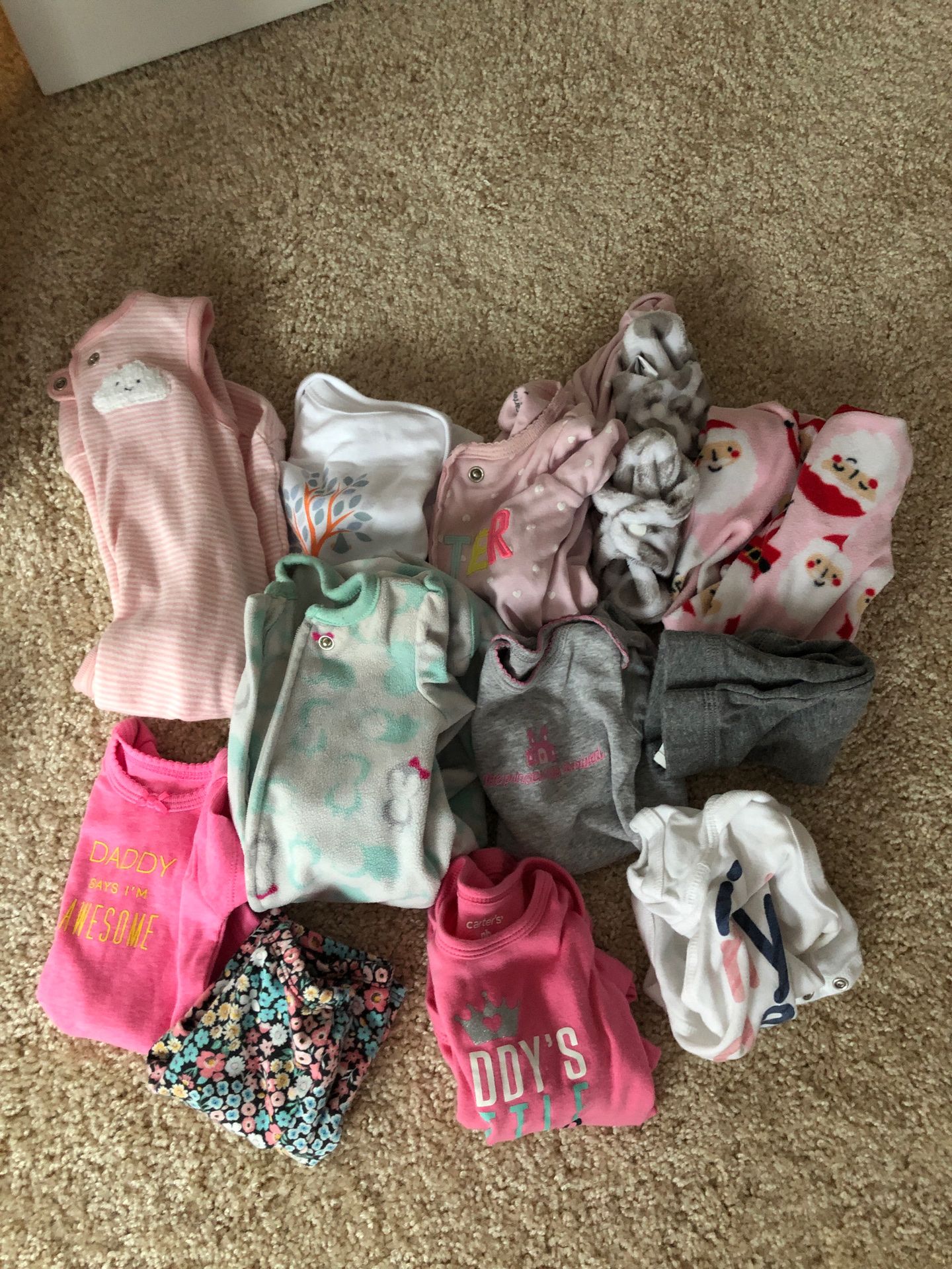 NB & 0-3 baby girl clothes