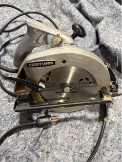 Craftsman 7” electric hand saw w/blades