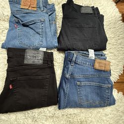 Take all Levi’s men’s denim jeans  Size 33x32