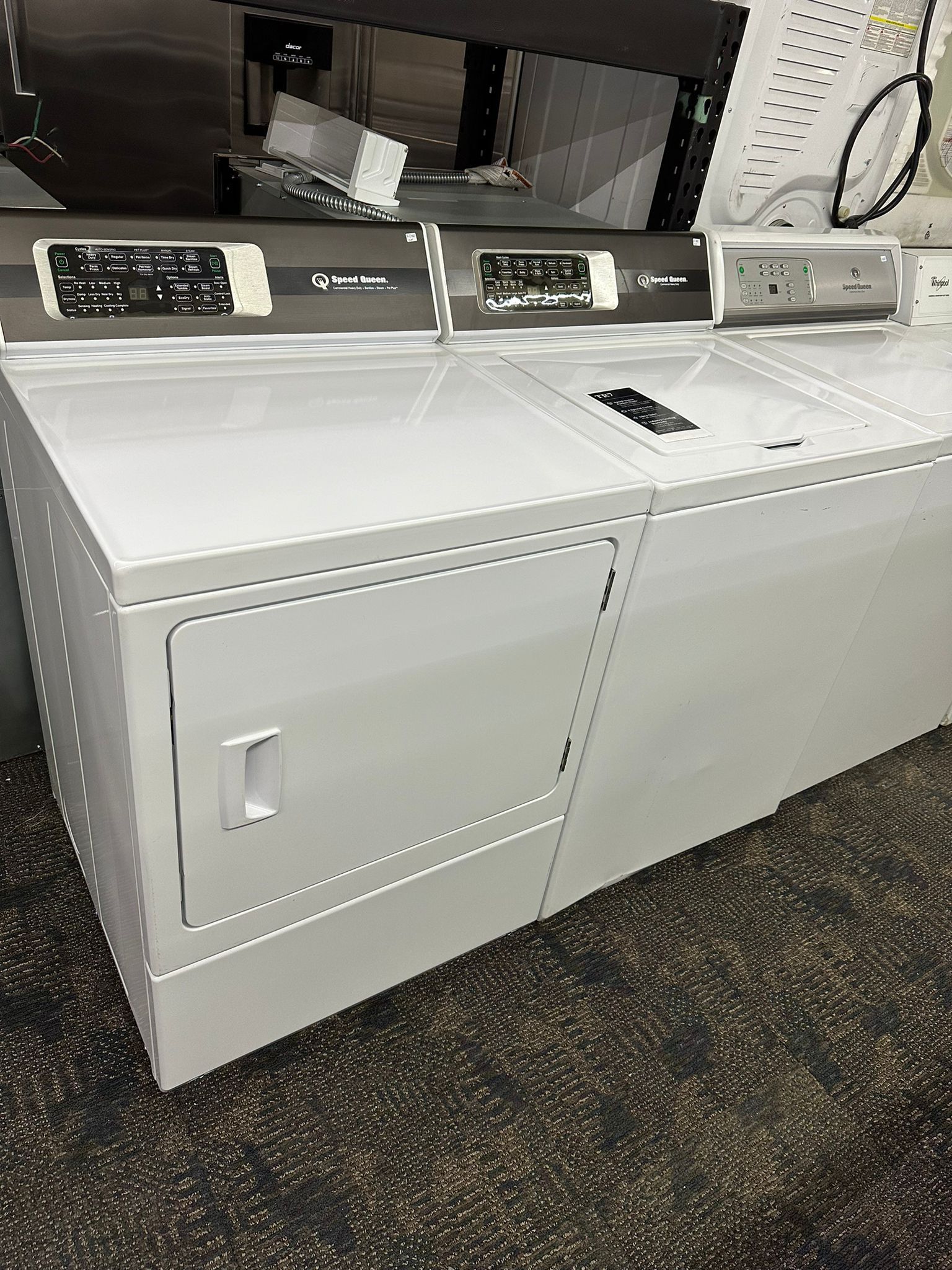 Speed Queen Set Washer And Dryer Electric Digital 