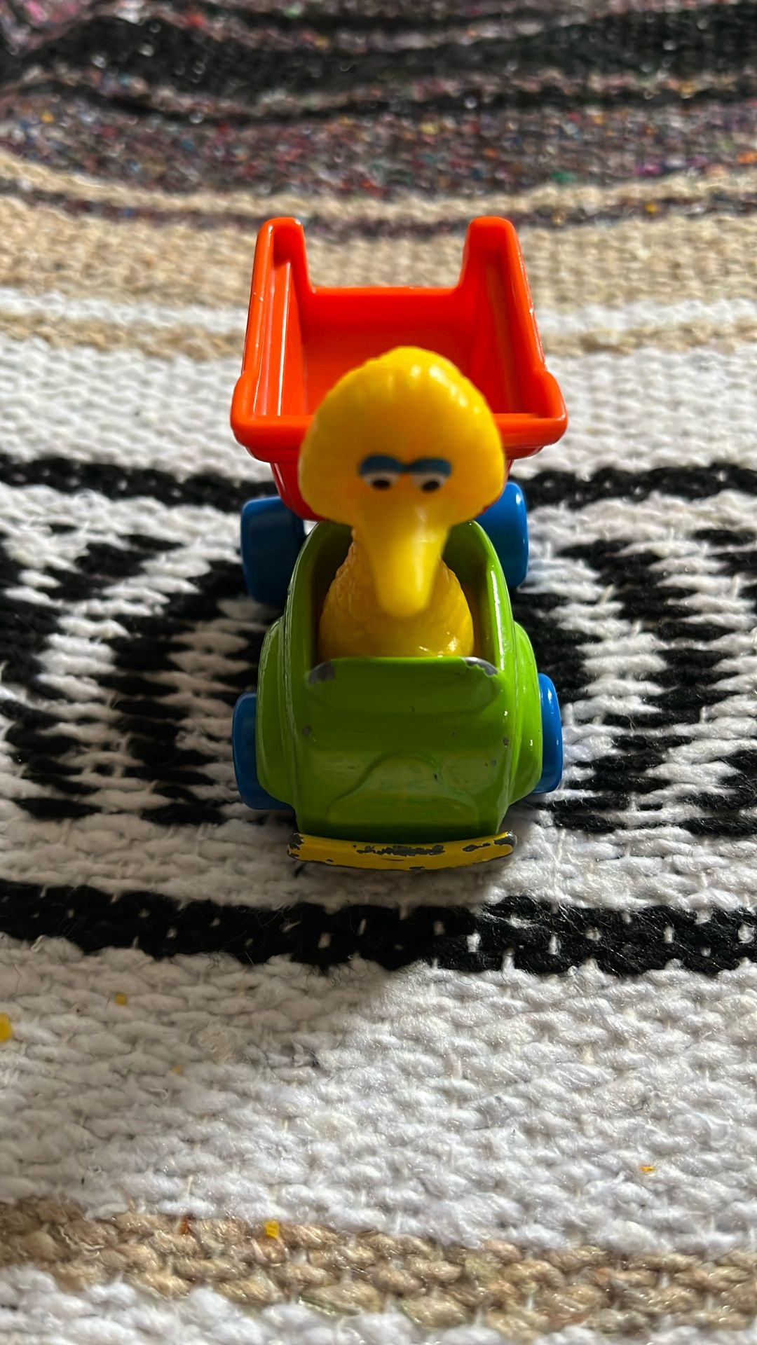 1982 Playskool Muppets Big Bird Builders Dump Truck Diecast