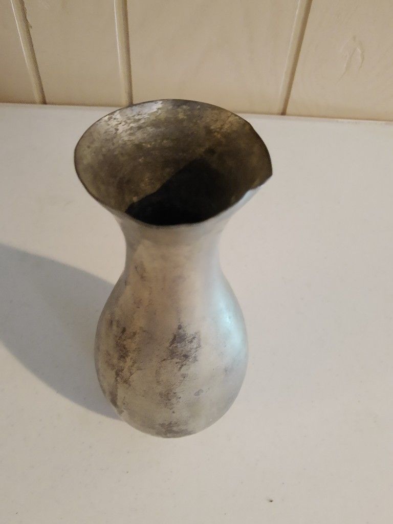 Vintage Pewter Vase