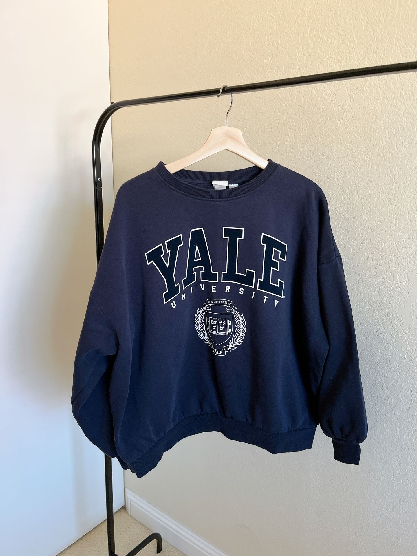 Women Oversized Yale Sweatshirt