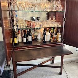  Glass Liquor Cabinet 