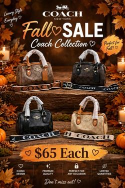 Fall Coach hand bag