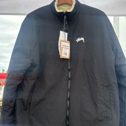 Stussy Jacket Xl Reversible Brand New
