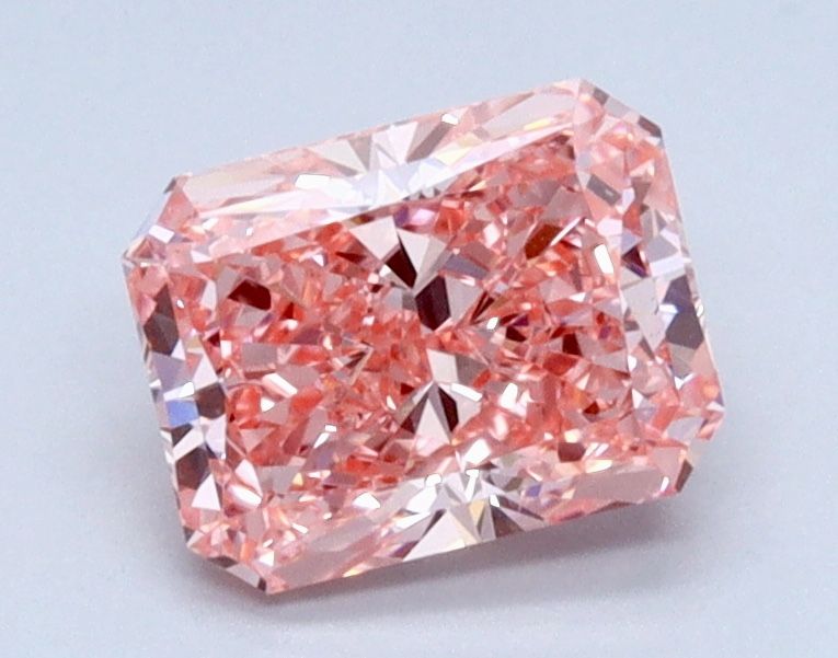 Fancy Pink Vs1 Vivid Radiant 1.01 Ct Cvd Lab Diamond