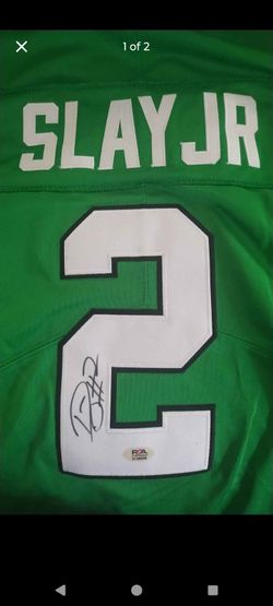 Signed Darius Slay PSA confirmation