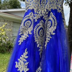 Royal Blue Dress