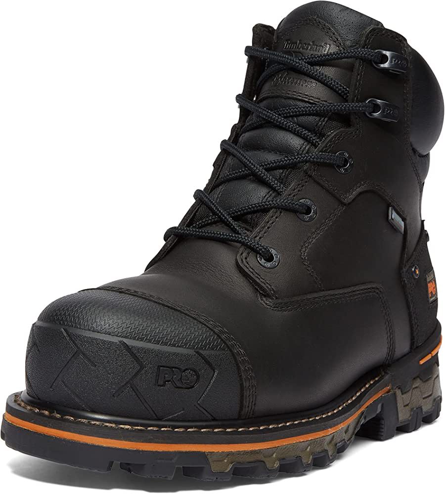 Timberland Pro Boondock Comp Toe Leather 6 Inch Work Boots Size 8 Brand New