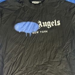 Black And Blue Palm Angels Shirt, Send Best Offer