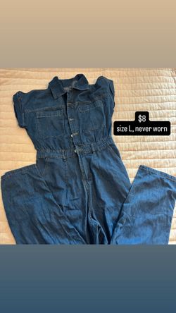 Lightweight Denim Jumpsuit 