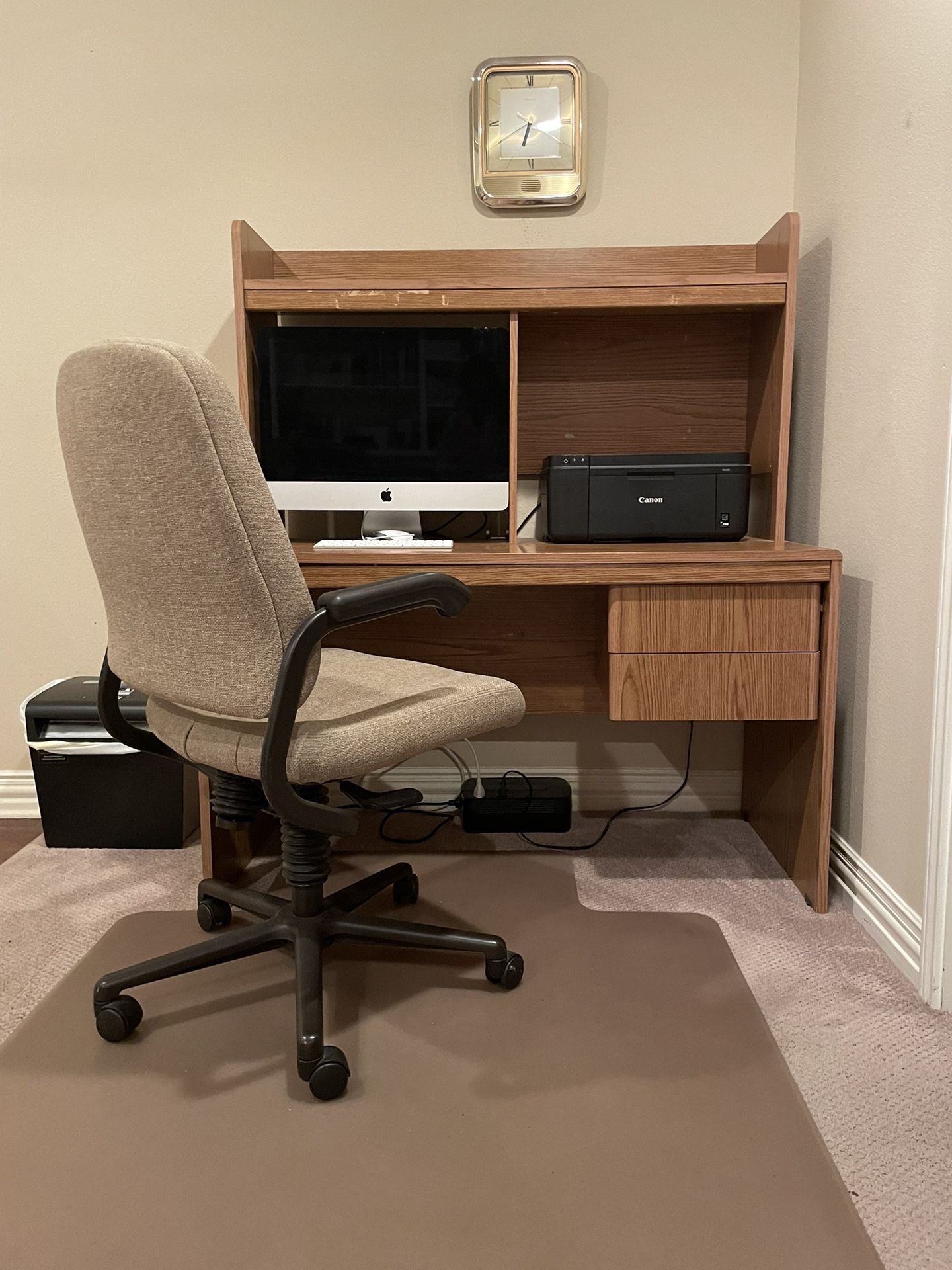 Desk, Chair and Mat- Reduced