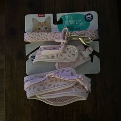Cat vest, harness, and leash (Kitten)