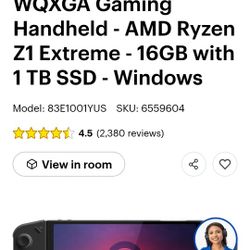 Lenovo Legion Go 1tb 
