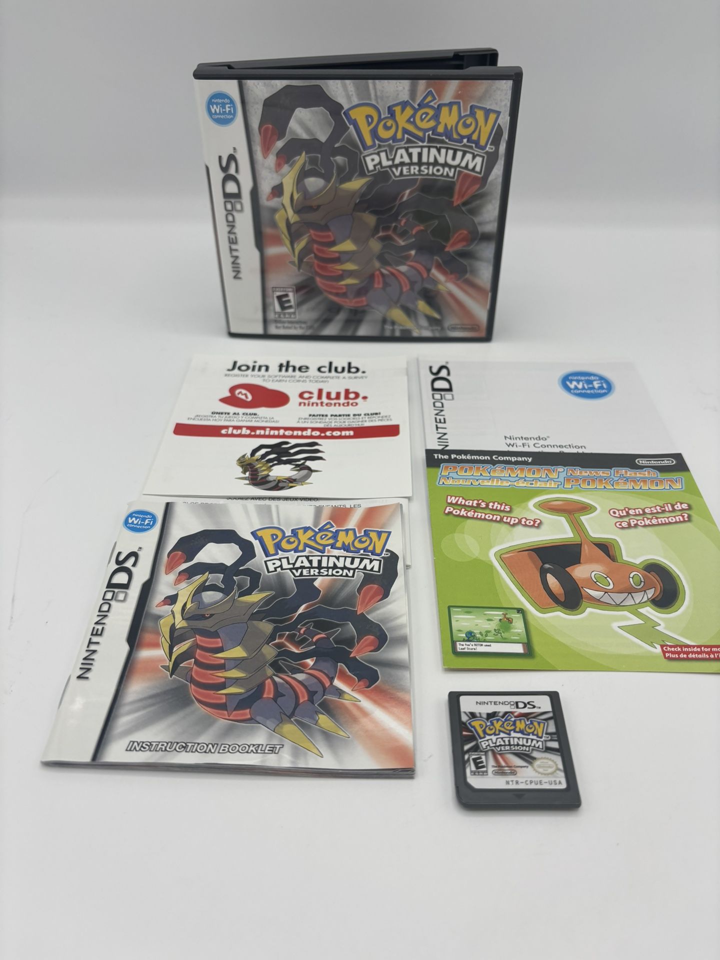 Pokemon: Platinum Version (Nintendo DS, 2009) 100% Authentic Complete CIB Manual