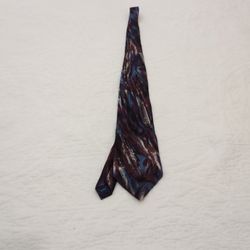 Men's Tie Purple And Blue