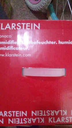 Klarstein humidifier. BRAND NEW NEVER USED!