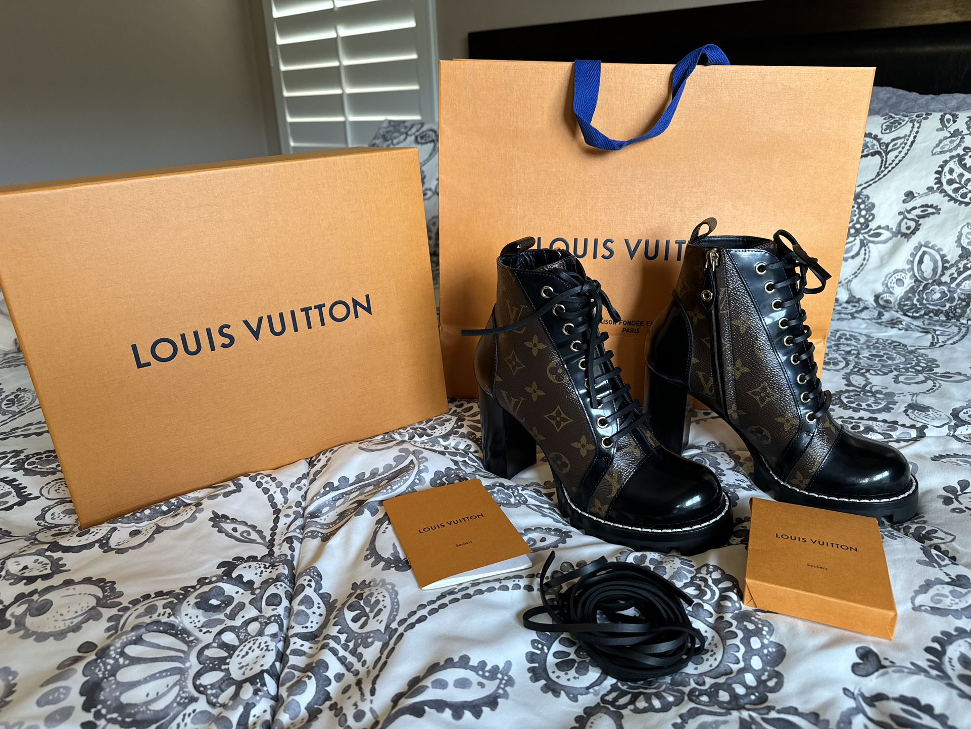 Louis Vuitton boots!! Never Worn!! Like New!!