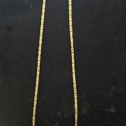 24 Inch 14k Byzentine Chain