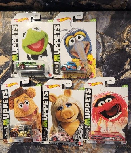 Hot Wheels Muppets Complete Set of 5 Sesame Street 2020