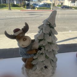 Holiday Christmas Home Decor Moose Reindeer Christmas Tree Ornament