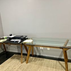 Glass Desk