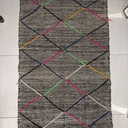 Moroccan Rug 61x36” 