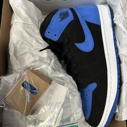 Nike Air Jordan 1 High OG Royal Blue Reimagined Men Sz 12 Basketball