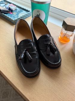 Cole Haan Tassel Loafers Dark Brown