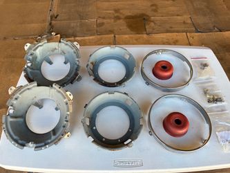 Porsche 911 Sugar Scoop H4 headlamps