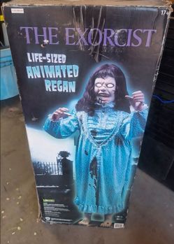 The exorcist animated regan life size never used
