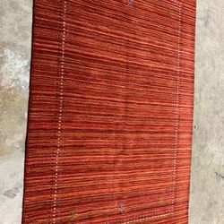 4.8x6.7 hand made gabbeh rug never been used