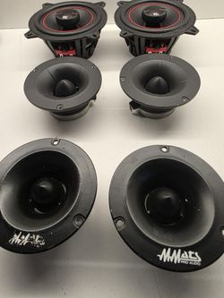 Mb Quart 5.25 Mids With Prv And Mmat Super Tweeters
