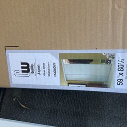 Aspen Gloss White Sliding Doors 59x801/2